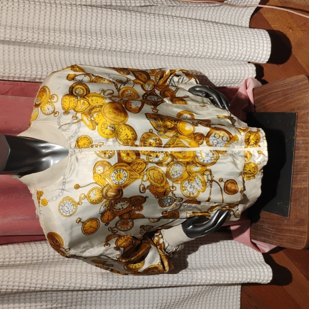 Silk bomber jacket